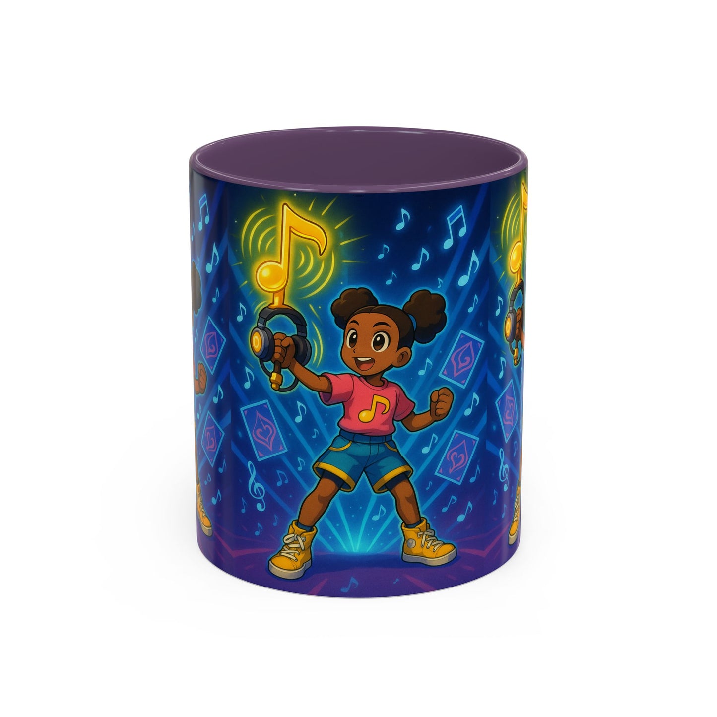 Joyful Music-Themed Coffee Mug | Perfect Gift for Music Lovers, Fun Home Decor, Birthday Present, or Child's Special Occasion