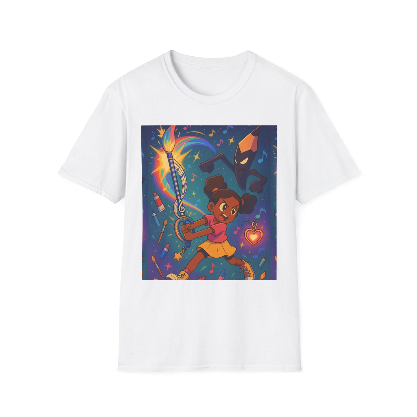 Heroic Adventure Unisex T-Shirt - Perfect for Kids & Teens, Great for Birthdays, Gift for Young Dreamers, Casual Wear, Fun Character Design