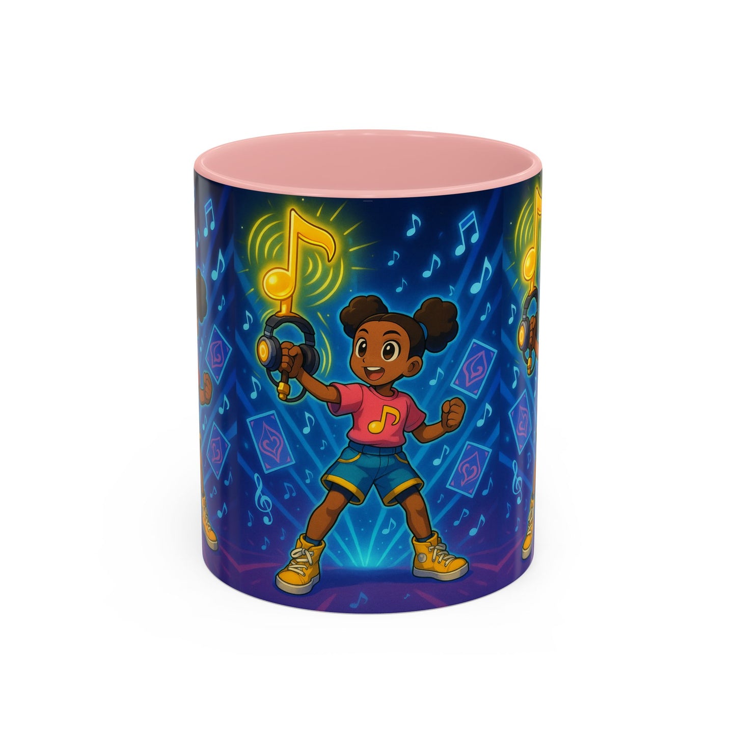 Joyful Music-Themed Coffee Mug | Perfect Gift for Music Lovers, Fun Home Decor, Birthday Present, or Child's Special Occasion