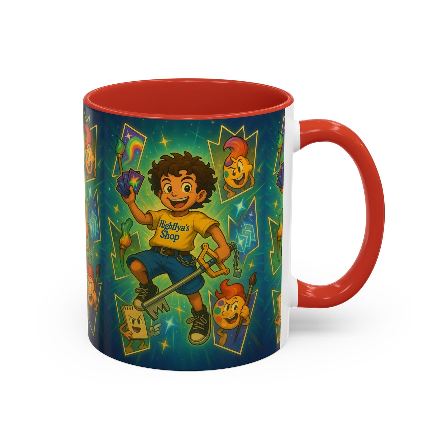Magic Shop Accent Coffee Mug, Fun Gift, Kids' Birthday Present, Colorful Mug for Collectors, Playful Kitchen Decor