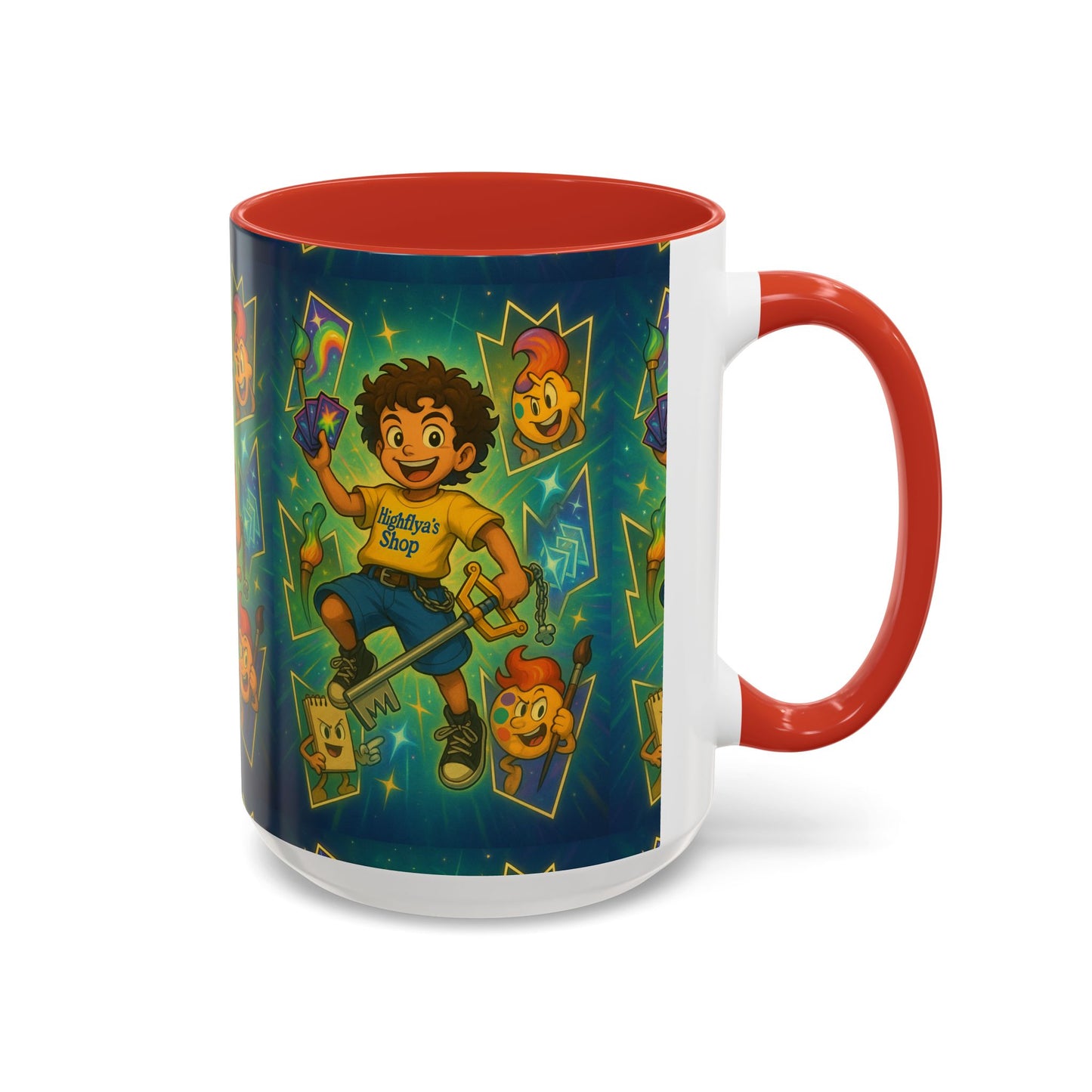 Magic Shop Accent Coffee Mug, Fun Gift, Kids' Birthday Present, Colorful Mug for Collectors, Playful Kitchen Decor