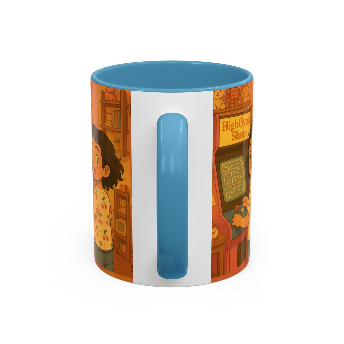 Retro Arcade Coffee Mug - Vintage Gaming Gift, Fun Office Mug, Girls Playroom Decor, Unique Tea Cup, Gamer Merchandise