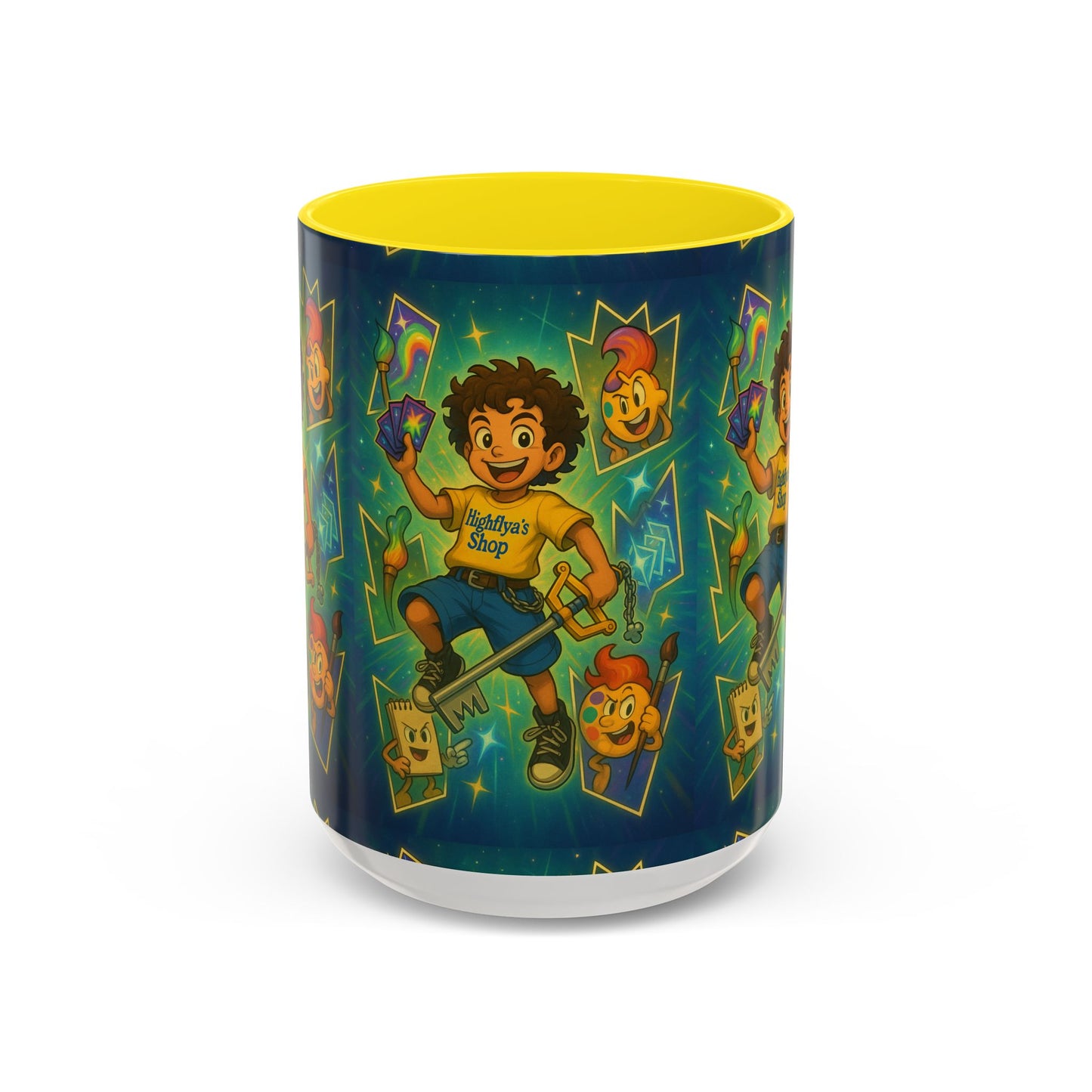 Magic Shop Accent Coffee Mug, Fun Gift, Kids' Birthday Present, Colorful Mug for Collectors, Playful Kitchen Decor