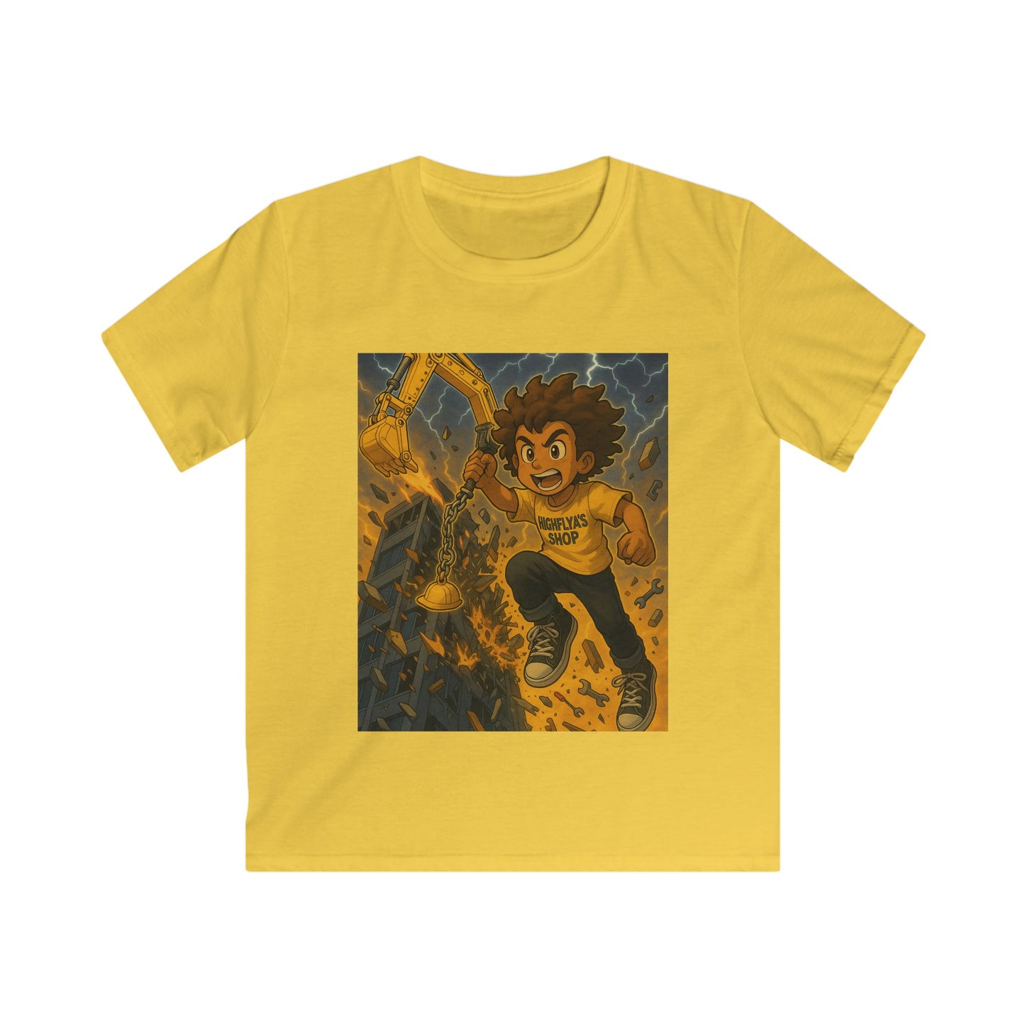 Adventure Kid's Softstyle Tee, Kid's Graphic T-Shirt, Fun Play T-Shirt, Birthday Gift for Kids, Cartoon Adventure Tee