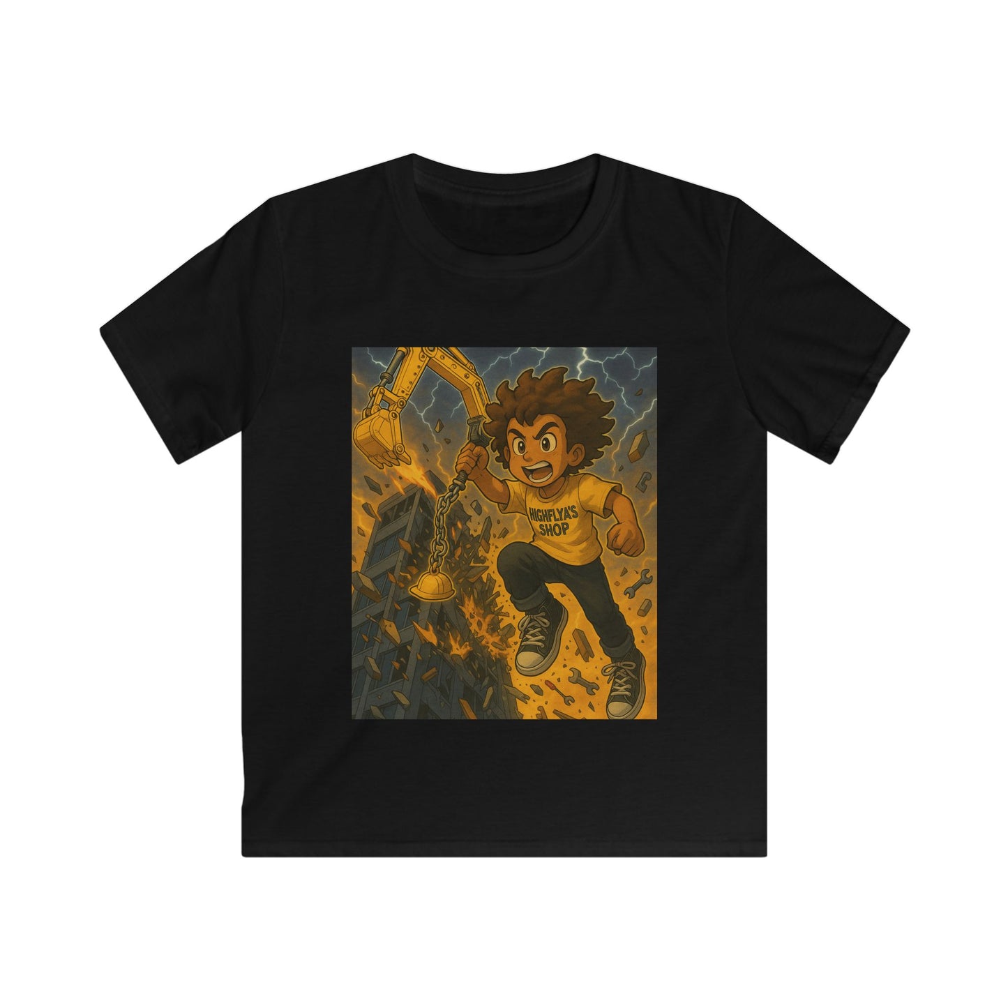 Adventure Kid's Softstyle Tee, Kid's Graphic T-Shirt, Fun Play T-Shirt, Birthday Gift for Kids, Cartoon Adventure Tee