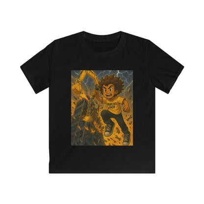 Adventure Kid's Softstyle Tee, Kid's Graphic T-Shirt, Fun Play T-Shirt, Birthday Gift for Kids, Cartoon Adventure Tee
