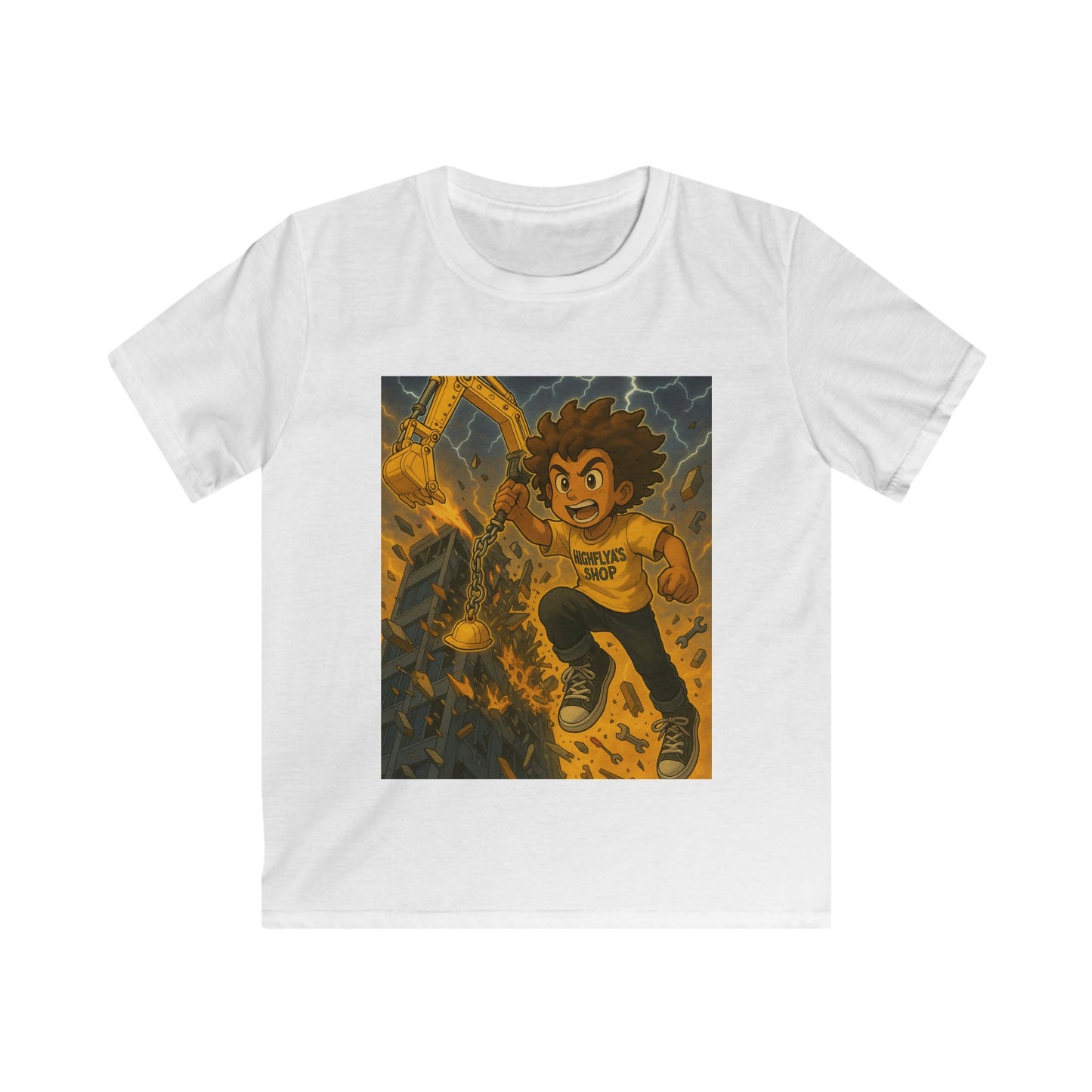 Adventure Kid's Softstyle Tee, Kid's Graphic T-Shirt, Fun Play T-Shirt, Birthday Gift for Kids, Cartoon Adventure Tee