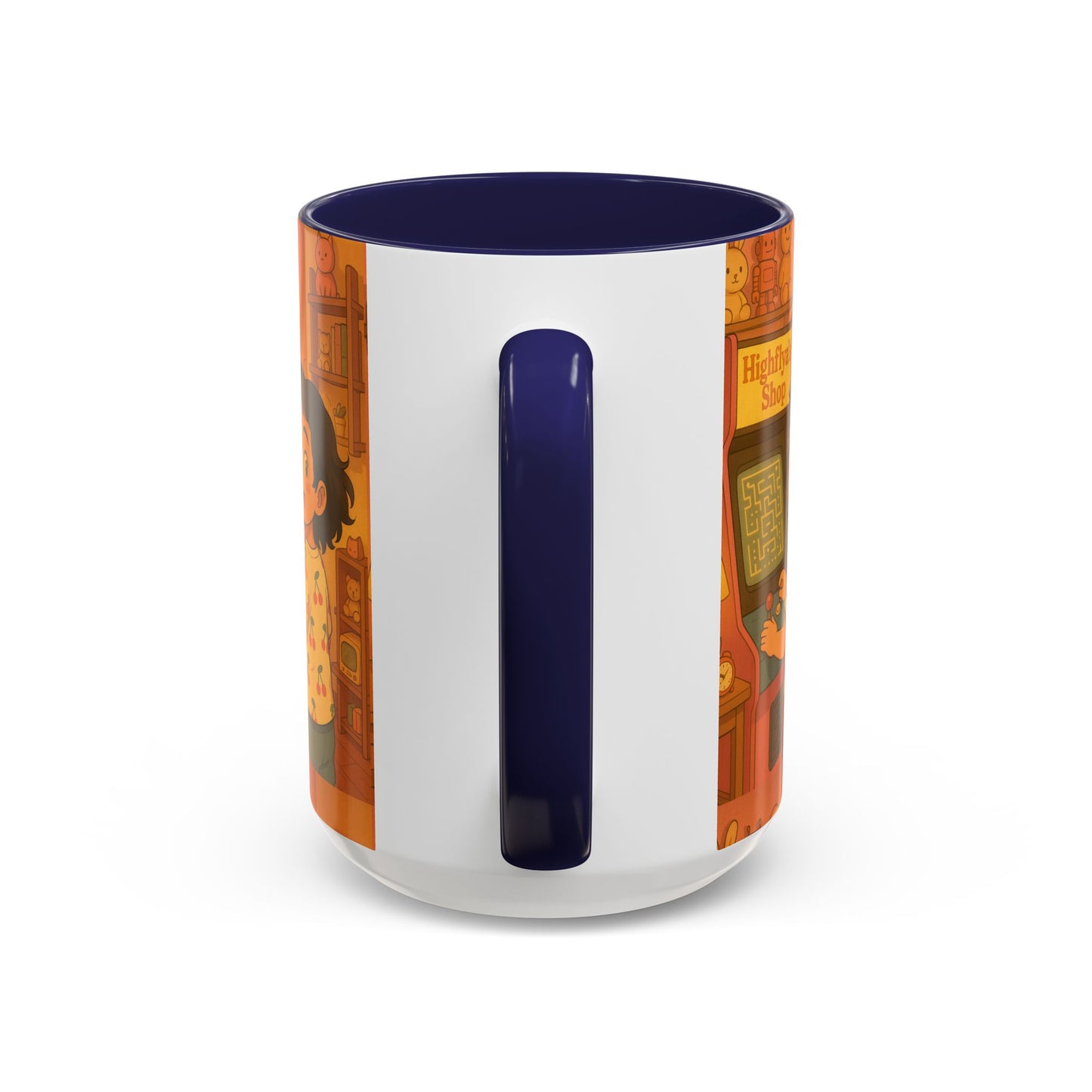Retro Arcade Coffee Mug - Vintage Gaming Gift, Fun Office Mug, Girls Playroom Decor, Unique Tea Cup, Gamer Merchandise