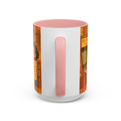 Retro Arcade Coffee Mug - Vintage Gaming Gift, Fun Office Mug, Girls Playroom Decor, Unique Tea Cup, Gamer Merchandise