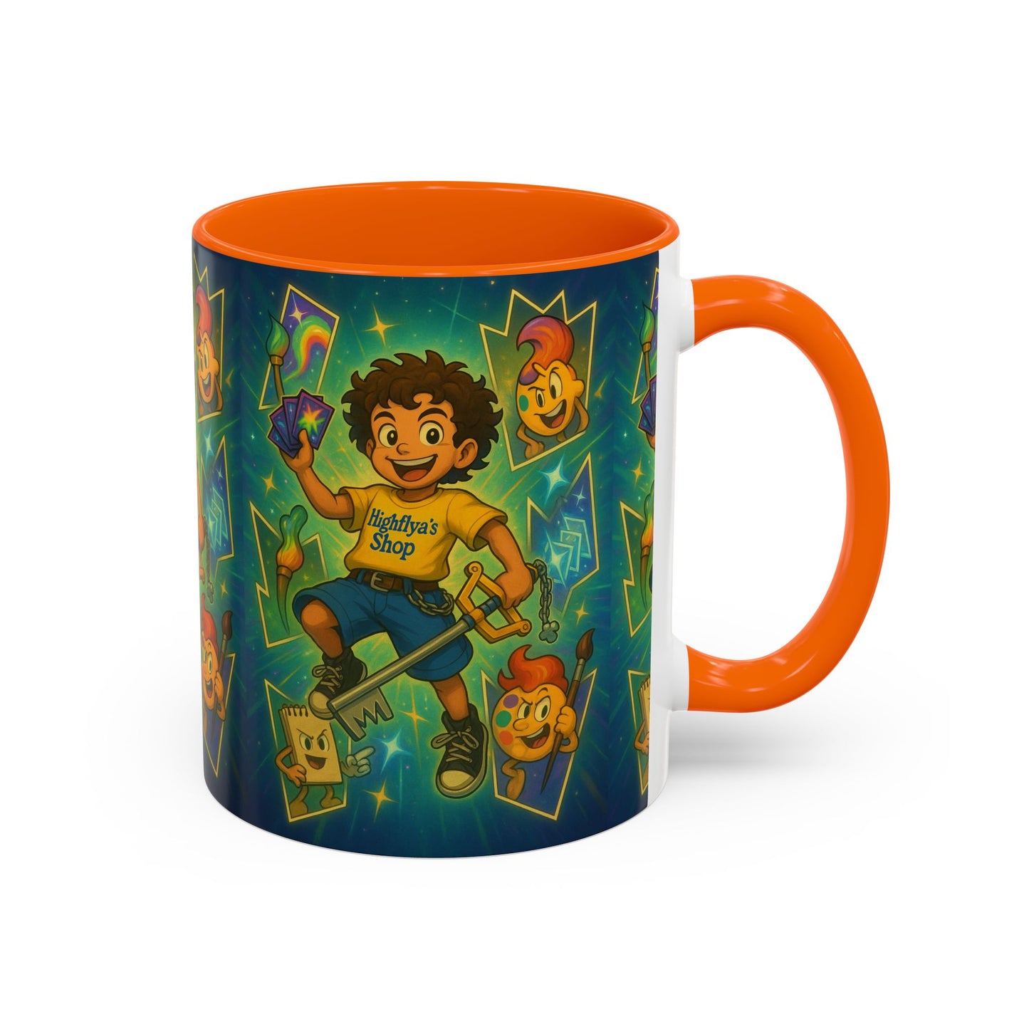 Magic Shop Accent Coffee Mug, Fun Gift, Kids' Birthday Present, Colorful Mug for Collectors, Playful Kitchen Decor