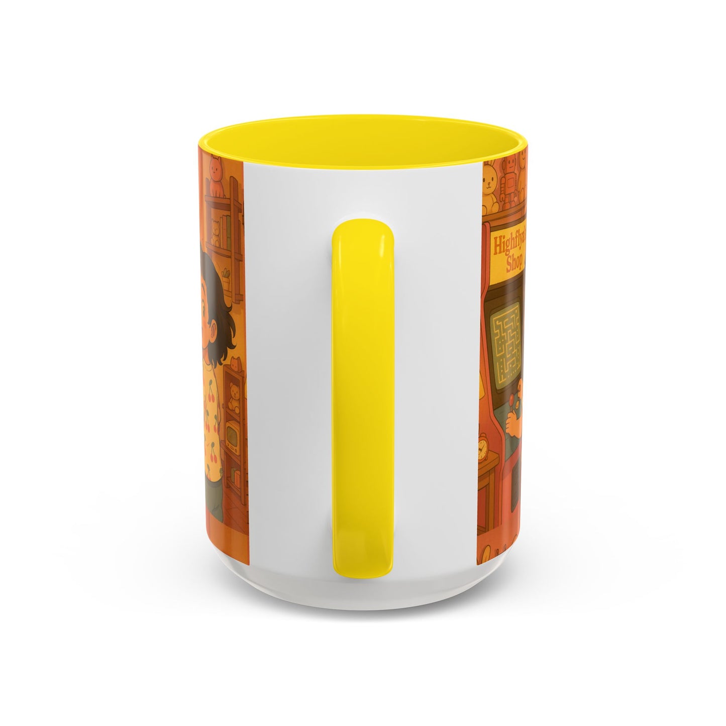 Retro Arcade Coffee Mug - Vintage Gaming Gift, Fun Office Mug, Girls Playroom Decor, Unique Tea Cup, Gamer Merchandise