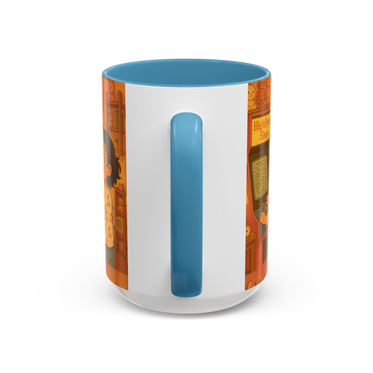 Retro Arcade Coffee Mug - Vintage Gaming Gift, Fun Office Mug, Girls Playroom Decor, Unique Tea Cup, Gamer Merchandise