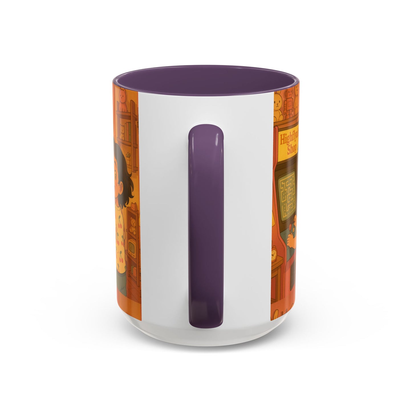 Retro Arcade Coffee Mug - Vintage Gaming Gift, Fun Office Mug, Girls Playroom Decor, Unique Tea Cup, Gamer Merchandise
