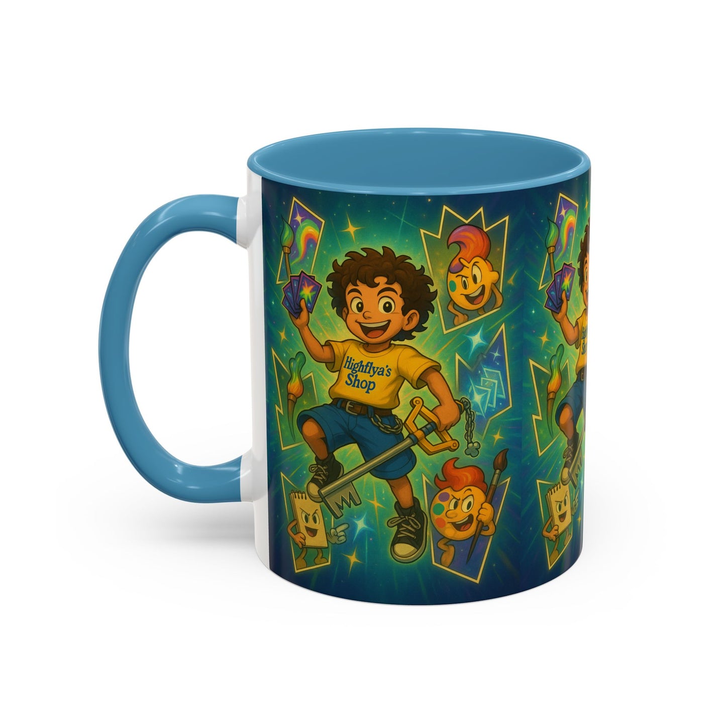 Magic Shop Accent Coffee Mug, Fun Gift, Kids' Birthday Present, Colorful Mug for Collectors, Playful Kitchen Decor