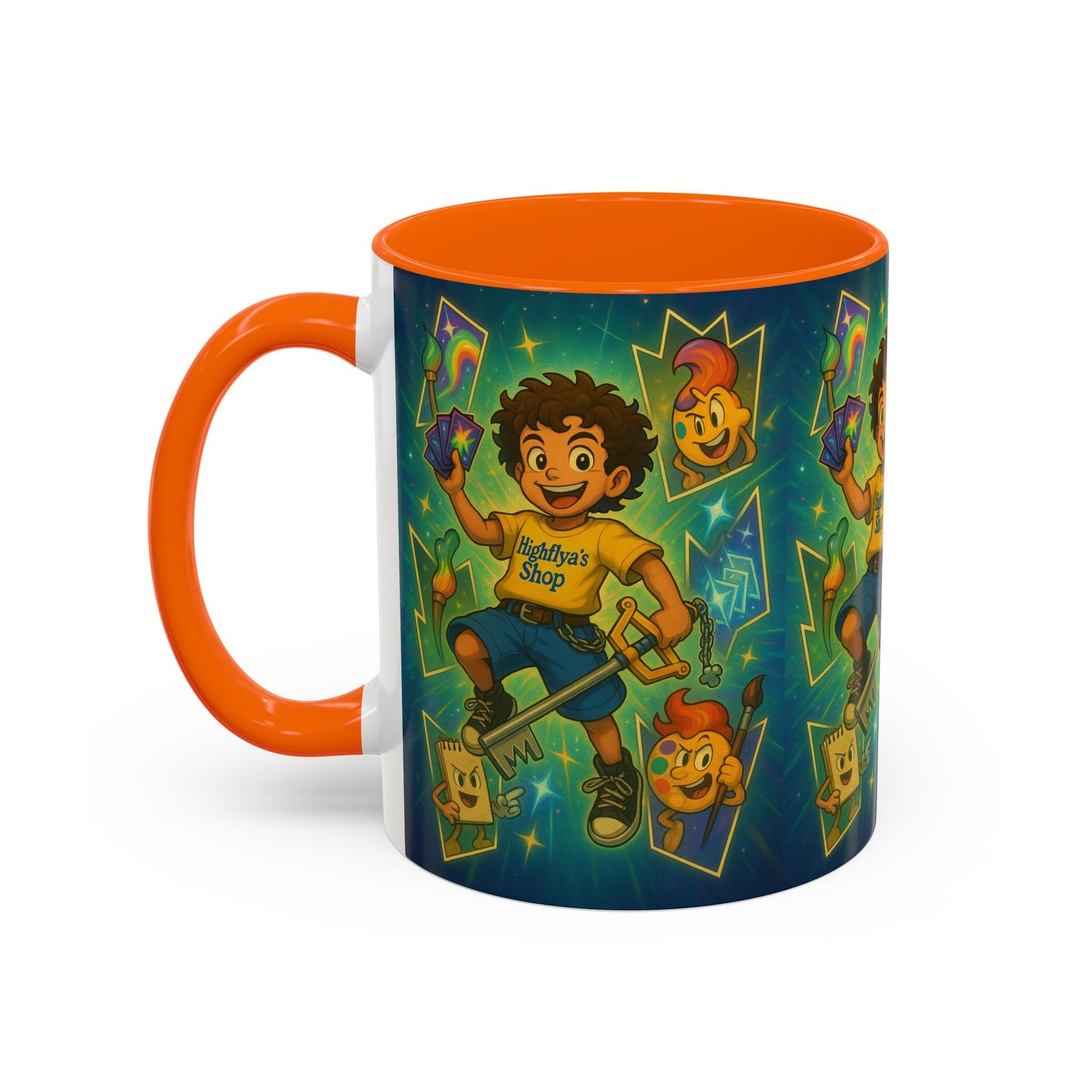Magic Shop Accent Coffee Mug, Fun Gift, Kids' Birthday Present, Colorful Mug for Collectors, Playful Kitchen Decor