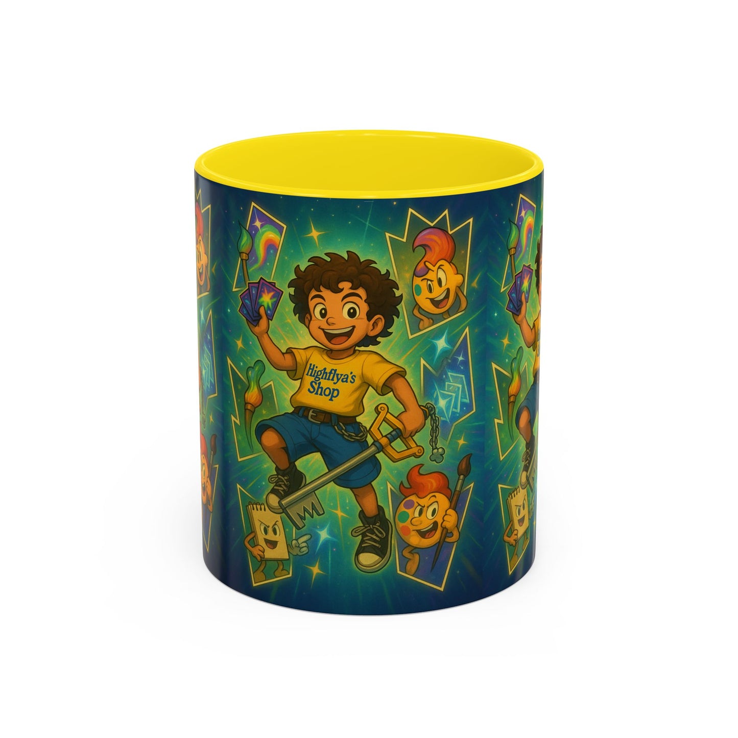 Magic Shop Accent Coffee Mug, Fun Gift, Kids' Birthday Present, Colorful Mug for Collectors, Playful Kitchen Decor