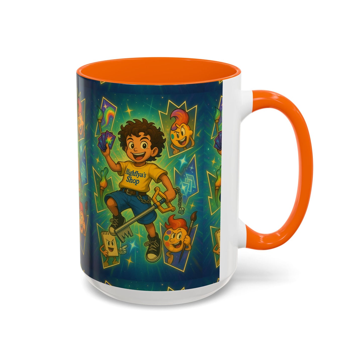 Magic Shop Accent Coffee Mug, Fun Gift, Kids' Birthday Present, Colorful Mug for Collectors, Playful Kitchen Decor