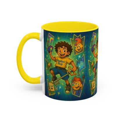 Magic Shop Accent Coffee Mug, Fun Gift, Kids' Birthday Present, Colorful Mug for Collectors, Playful Kitchen Decor