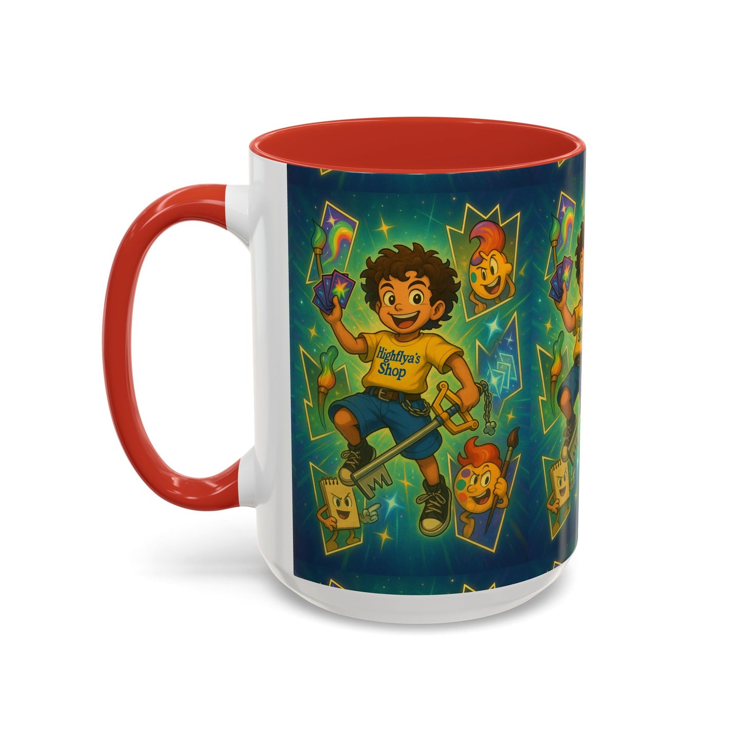 Magic Shop Accent Coffee Mug, Fun Gift, Kids' Birthday Present, Colorful Mug for Collectors, Playful Kitchen Decor