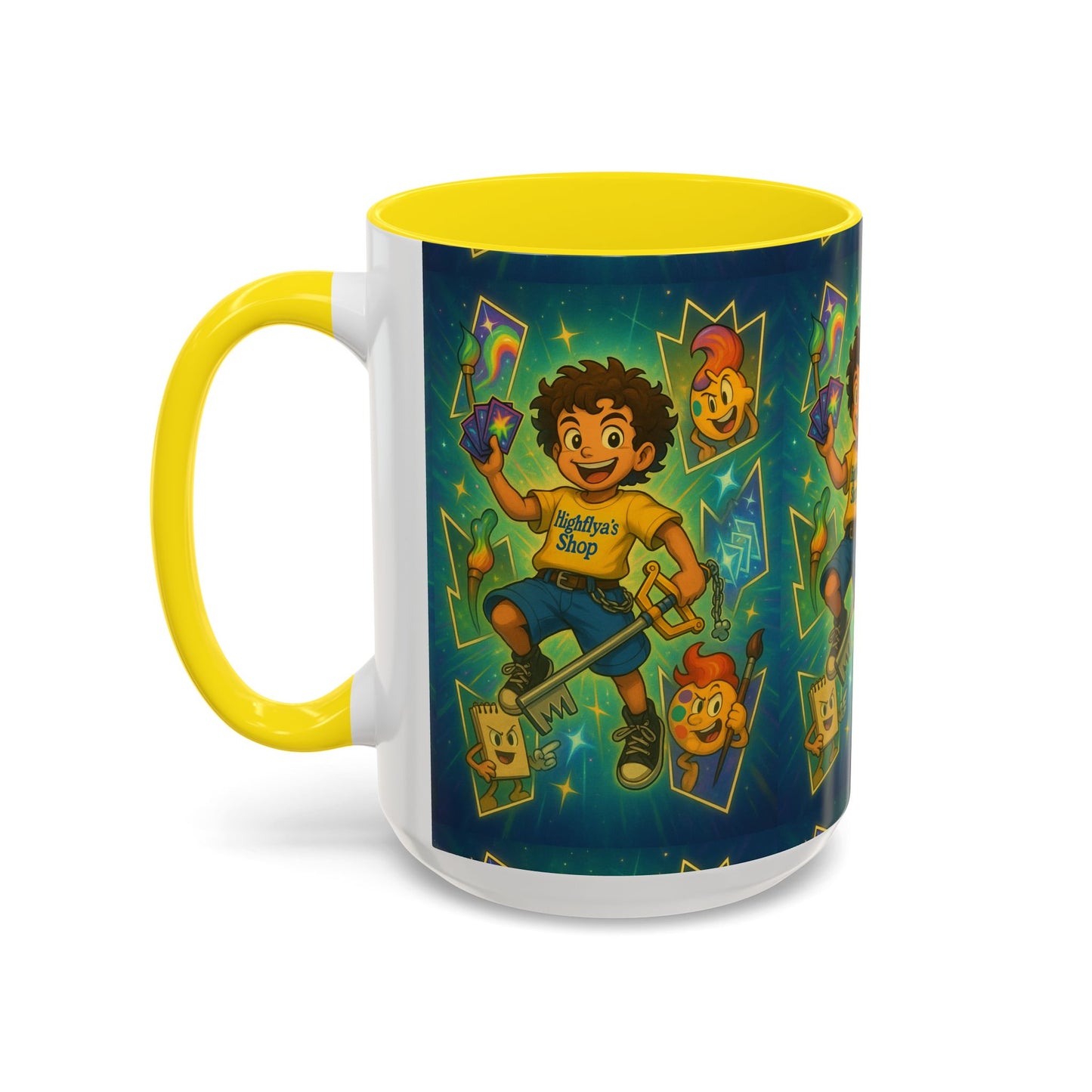 Magic Shop Accent Coffee Mug, Fun Gift, Kids' Birthday Present, Colorful Mug for Collectors, Playful Kitchen Decor