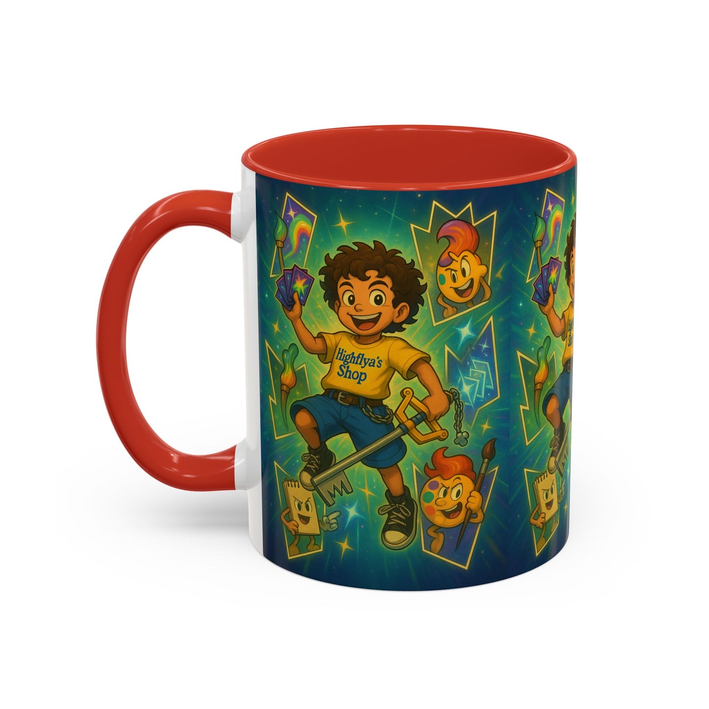 Magic Shop Accent Coffee Mug, Fun Gift, Kids' Birthday Present, Colorful Mug for Collectors, Playful Kitchen Decor
