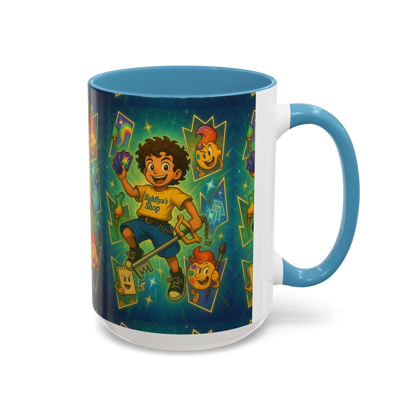 Magic Shop Accent Coffee Mug, Fun Gift, Kids' Birthday Present, Colorful Mug for Collectors, Playful Kitchen Decor