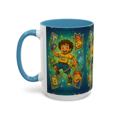 Magic Shop Accent Coffee Mug, Fun Gift, Kids' Birthday Present, Colorful Mug for Collectors, Playful Kitchen Decor