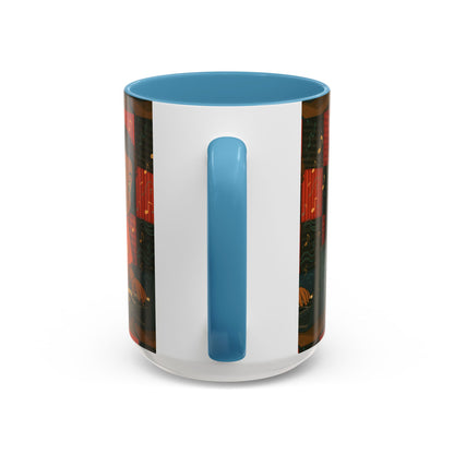 Musical Vibes Accent Coffee Mug - Perfect Gift for Music Lovers, Studio Enthusiasts, and Creative Minds, Personalized Drinkware