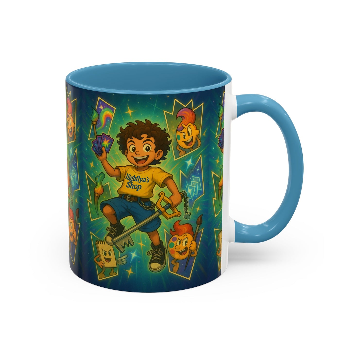Magic Shop Accent Coffee Mug, Fun Gift, Kids' Birthday Present, Colorful Mug for Collectors, Playful Kitchen Decor