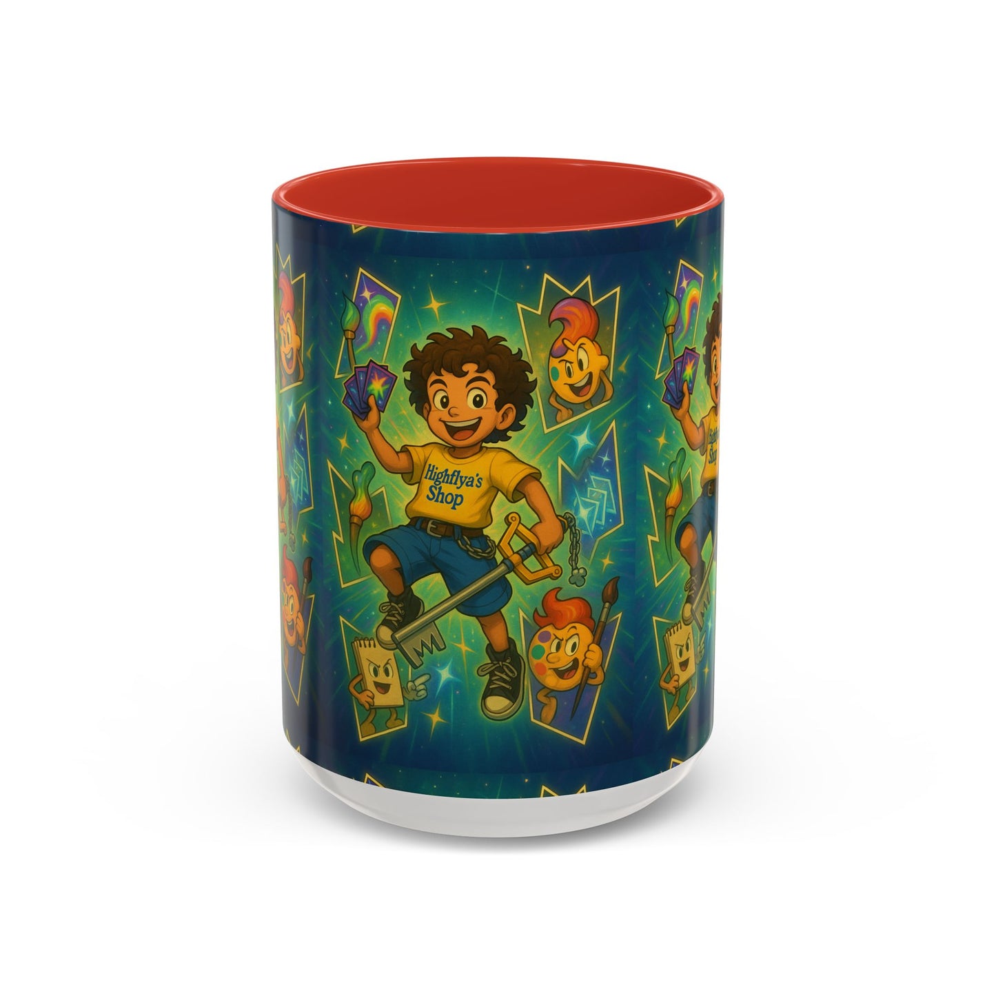 Magic Shop Accent Coffee Mug, Fun Gift, Kids' Birthday Present, Colorful Mug for Collectors, Playful Kitchen Decor